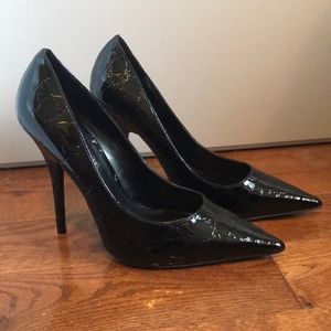 Also Black Patent Leather Heels